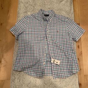 Polo Ralph Lauren Men's Classic Fit Short Sleeve Oxford Shirt (XL, Multi)